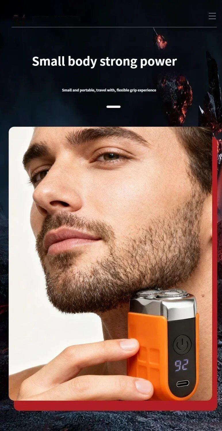 Fully Automatic Electric Shaver for Men, Rechargeable, Washable Cutter Head, Intelligent Razor - luvmoose
