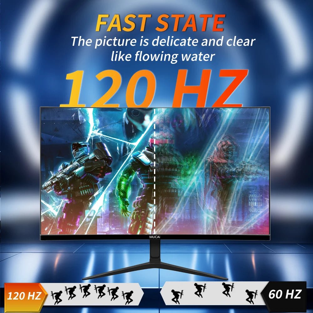MUCAI N2768- 27 inch 2K monitor 120Hz Resolution2560*1440, DP,HDMI compatible,suitable for desktop/laptop/PS5/Xbox - luvmoose