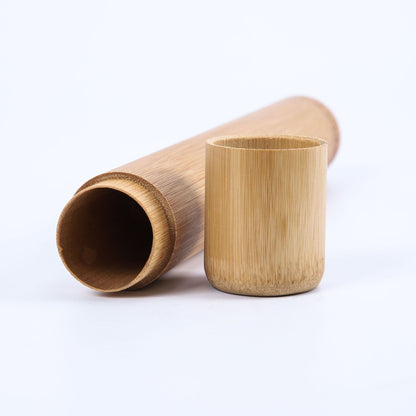 Bamboo Toothbrush Travel Case