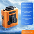 2026 13500RPM High-speed Waist Hanging Electric Fan Portable 6000mAh Power Bank Clip Waist Outdoor Construction Site Small Fan - luvmoose