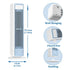 3600mAh USB Rechargeable Tower Fan 3 Speeds Quiet Bladeless Desktop Fan with Remote Control Portable Air Cooler for Home Office - luvmoose