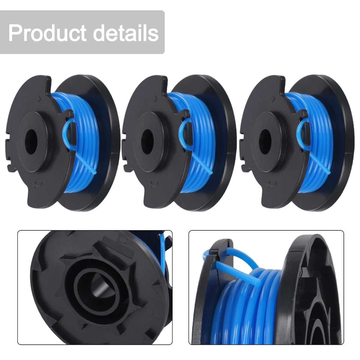 3pcs Line Spools For Spool For 18V OLT1832 P2000 P2001 P2002 P2003 RLT183113 Garden String Trimmer Accessories Replacement - luvmoose