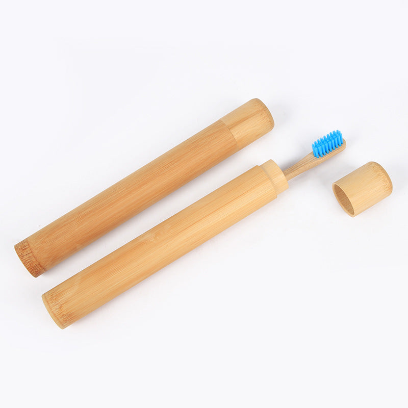 Bamboo Toothbrush Travel Case