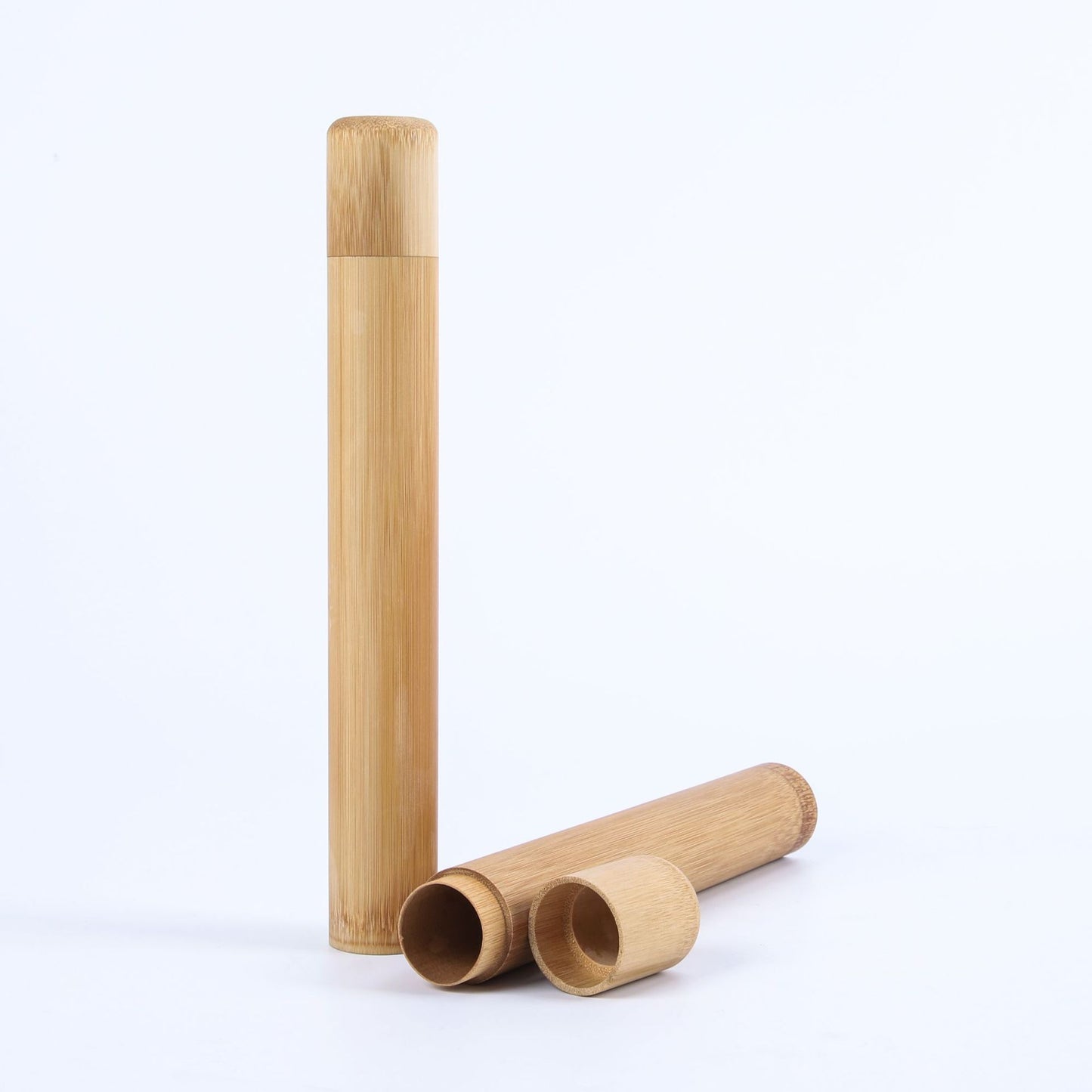 Bamboo Toothbrush Travel Case