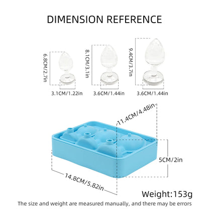 Silicone Butt Plug Ice Cube Mold