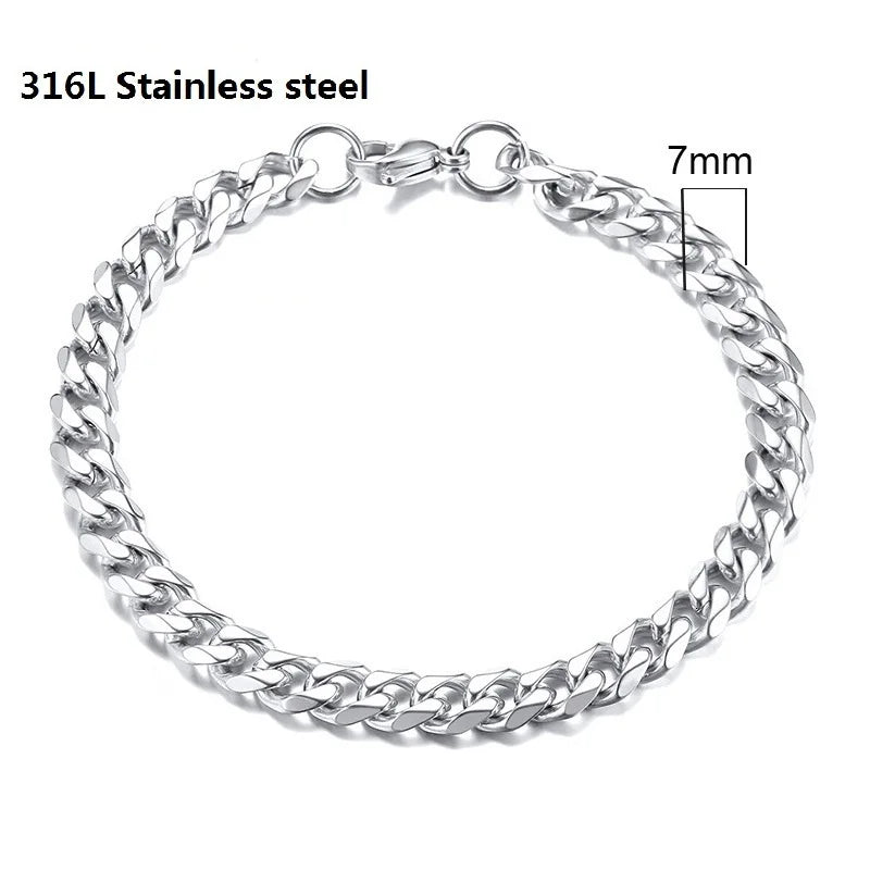 Stainless Steel Chain Bracelets