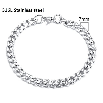 Stainless Steel Chain Bracelets