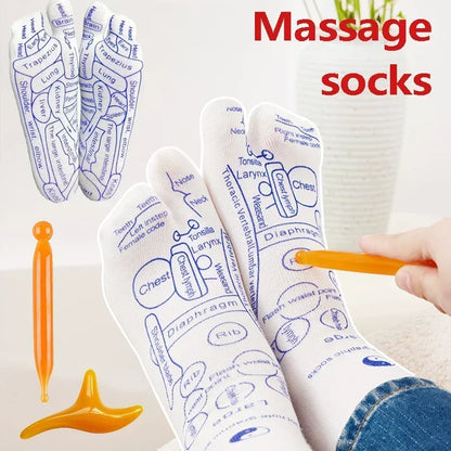 Acupressure Massage Socks With Tools