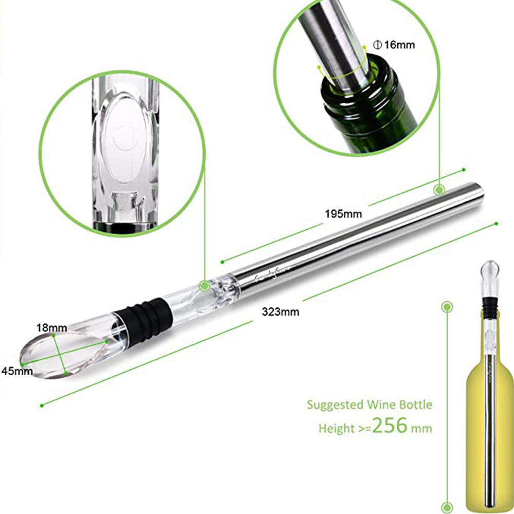 Stainless Steel Wine Bottle Chilling Rod