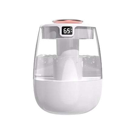 Air Humidifier Aroma Humidifier Double Spray Port Essential Oil Diffuser USB Water Humidifier with Light for Home Office - luvmoose