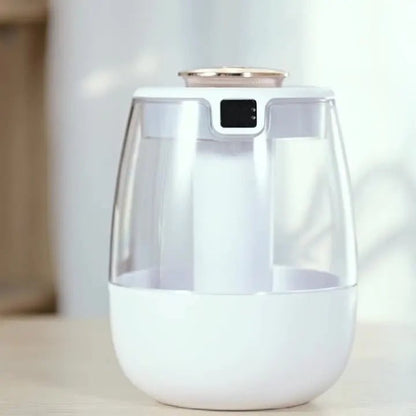 Air Humidifier Aroma Humidifier Double Spray Port Essential Oil Diffuser USB Water Humidifier with Light for Home Office - luvmoose