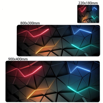 Colorful Hexagon Mouse Pad Large Computer Office Game Table Mats XXL Rubber Anti-slip Gaming Keyboard Mousepads Long Desk Pads - luvmoose