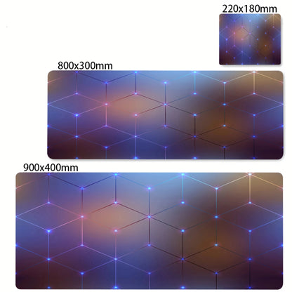 Colorful Hexagon Mouse Pad Large Computer Office Game Table Mats XXL Rubber Anti-slip Gaming Keyboard Mousepads Long Desk Pads - luvmoose