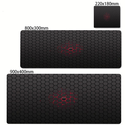 Colorful Hexagon Mouse Pad Large Computer Office Game Table Mats XXL Rubber Anti-slip Gaming Keyboard Mousepads Long Desk Pads - luvmoose