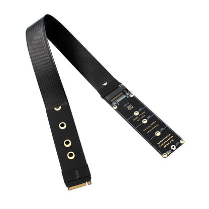 Dual Protocol M.2 to PCIe 4.0 Extension Cable for 2230 2242 2260 2280 M.2 PCI-e / NGFF SATA SSD High Speed Gen 4.0 Riser Adapter - luvmoose