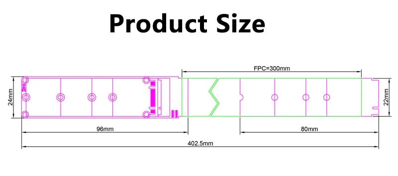 Dual Protocol M.2 to PCIe 4.0 Extension Cable for 2230 2242 2260 2280 M.2 PCI-e / NGFF SATA SSD High Speed Gen 4.0 Riser Adapter - luvmoose