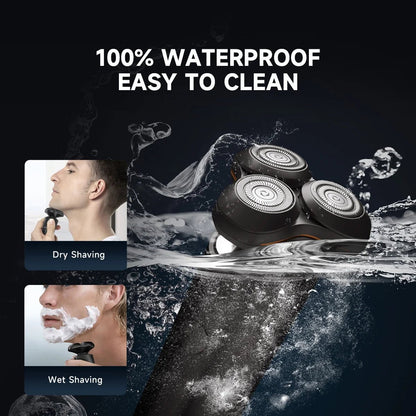 ENCHEN X8S-C Electric Shaver With 4 Replacement Heads Multi-Purpose Waterproof Type-C Rechargeable Portable Men Beard Trimmer - luvmoose