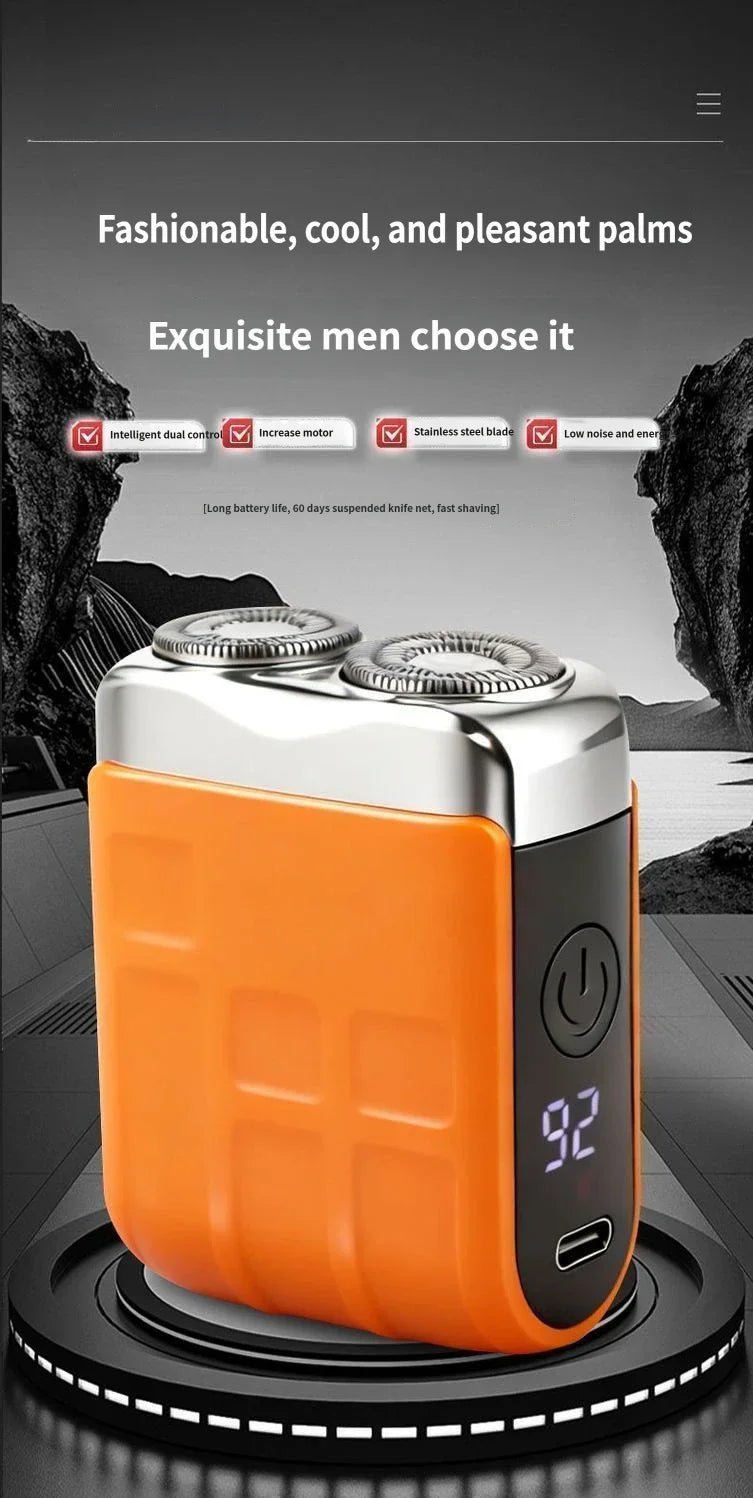Fully Automatic Electric Shaver for Men, Rechargeable, Washable Cutter Head, Intelligent Razor - luvmoose