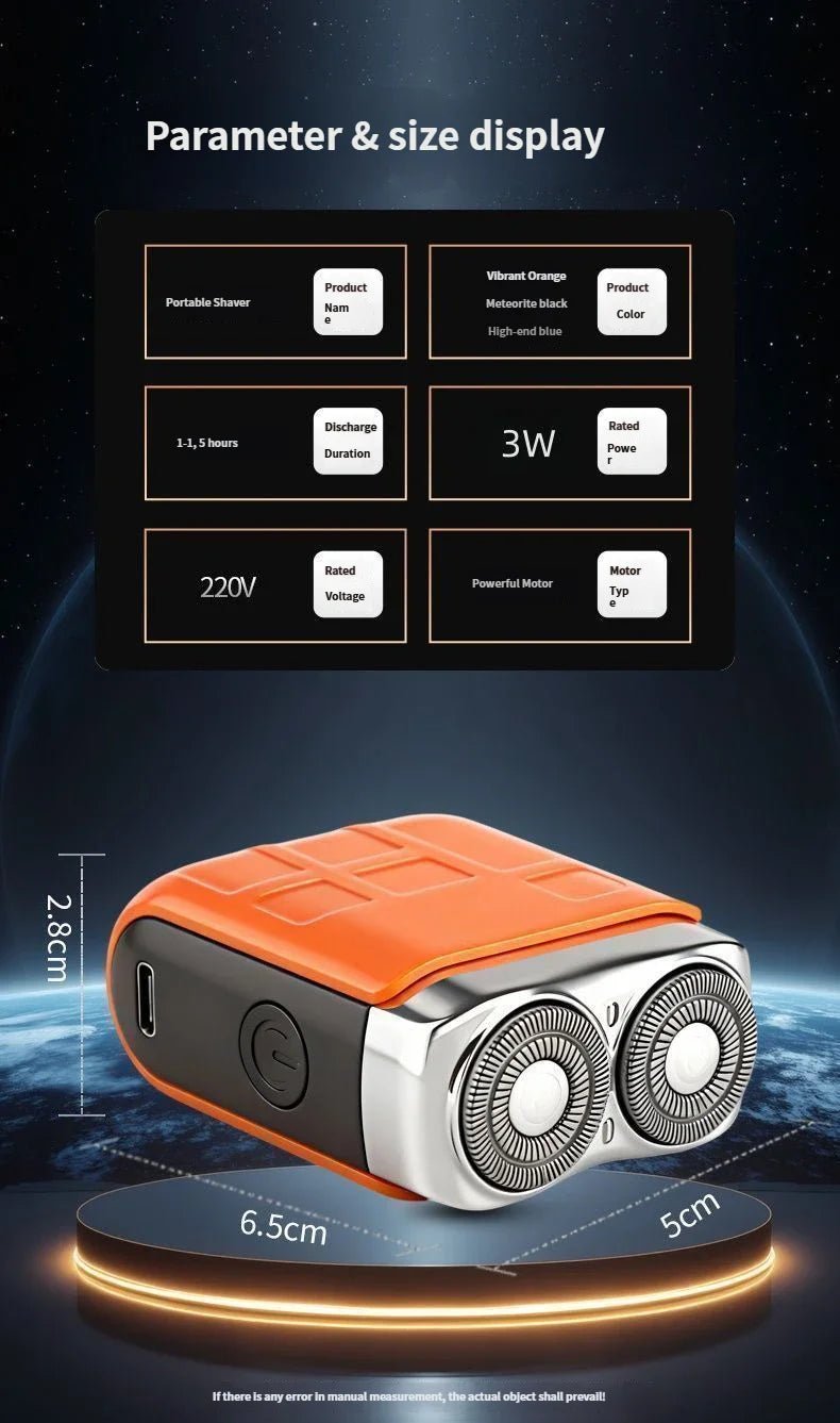 Fully Automatic Electric Shaver for Men, Rechargeable, Washable Cutter Head, Intelligent Razor - luvmoose
