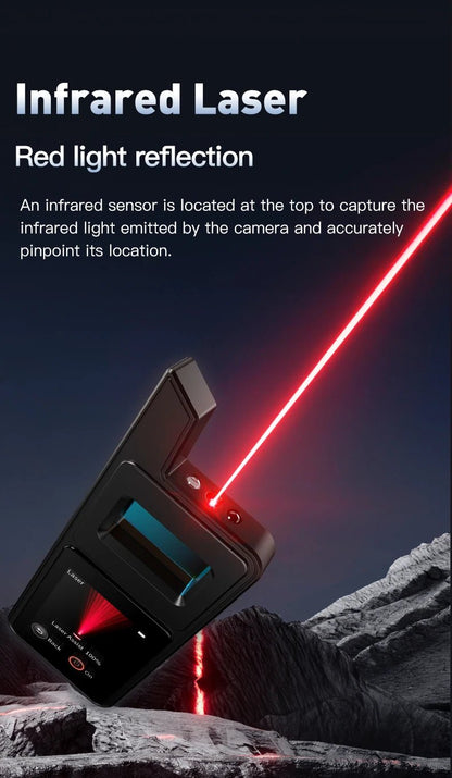 Hidden Camera Detector T6 Big Touch Screen Anti Spy Gadgets GPS Detector Bug Finder Wireless Signal Detection Infrared Scanner - luvmoose