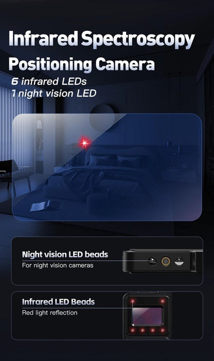 Hidden Camera Detector T6 Big Touch Screen Anti Spy Gadgets GPS Detector Bug Finder Wireless Signal Detection Infrared Scanner - luvmoose