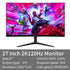 MUCAI N2768- 27 inch 2K monitor 120Hz Resolution2560*1440, DP,HDMI compatible,suitable for desktop/laptop/PS5/Xbox - luvmoose