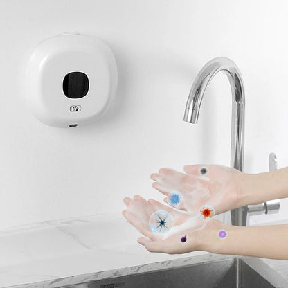 New Soap Dispenser Wall Mounted Touchless Foam Soap Dispenser Automatic Induction Hand Sanitizer Machine For Hotel Household - luvmoose