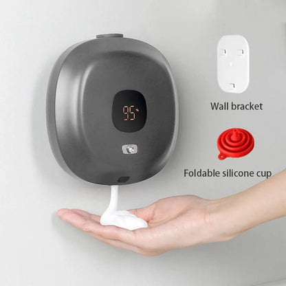 New Soap Dispenser Wall Mounted Touchless Foam Soap Dispenser Automatic Induction Hand Sanitizer Machine For Hotel Household - luvmoose