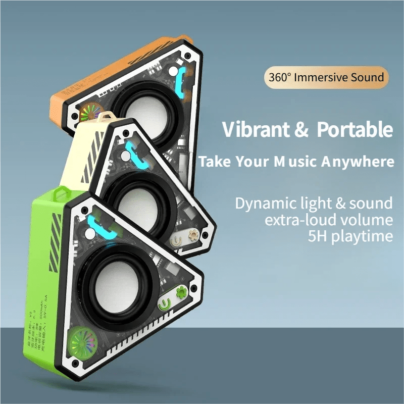 Portable TWS Bluetooth Speaker Audio Subwoofer Mini Wireless Portable Speaker HiFi Music Surrounding Sound Outdoor Loudspeaker - luvmoose