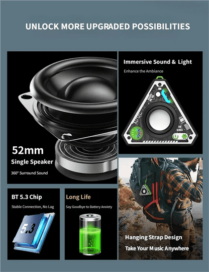 Portable TWS Bluetooth Speaker Audio Subwoofer Mini Wireless Portable Speaker HiFi Music Surrounding Sound Outdoor Loudspeaker - luvmoose
