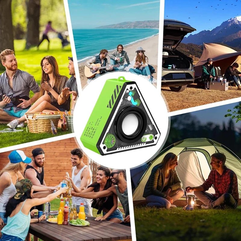 Portable TWS Bluetooth Speaker Audio Subwoofer Mini Wireless Portable Speaker HiFi Music Surrounding Sound Outdoor Loudspeaker - luvmoose