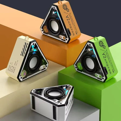 Portable TWS Bluetooth Speaker Audio Subwoofer Mini Wireless Portable Speaker HiFi Music Surrounding Sound Outdoor Loudspeaker - luvmoose