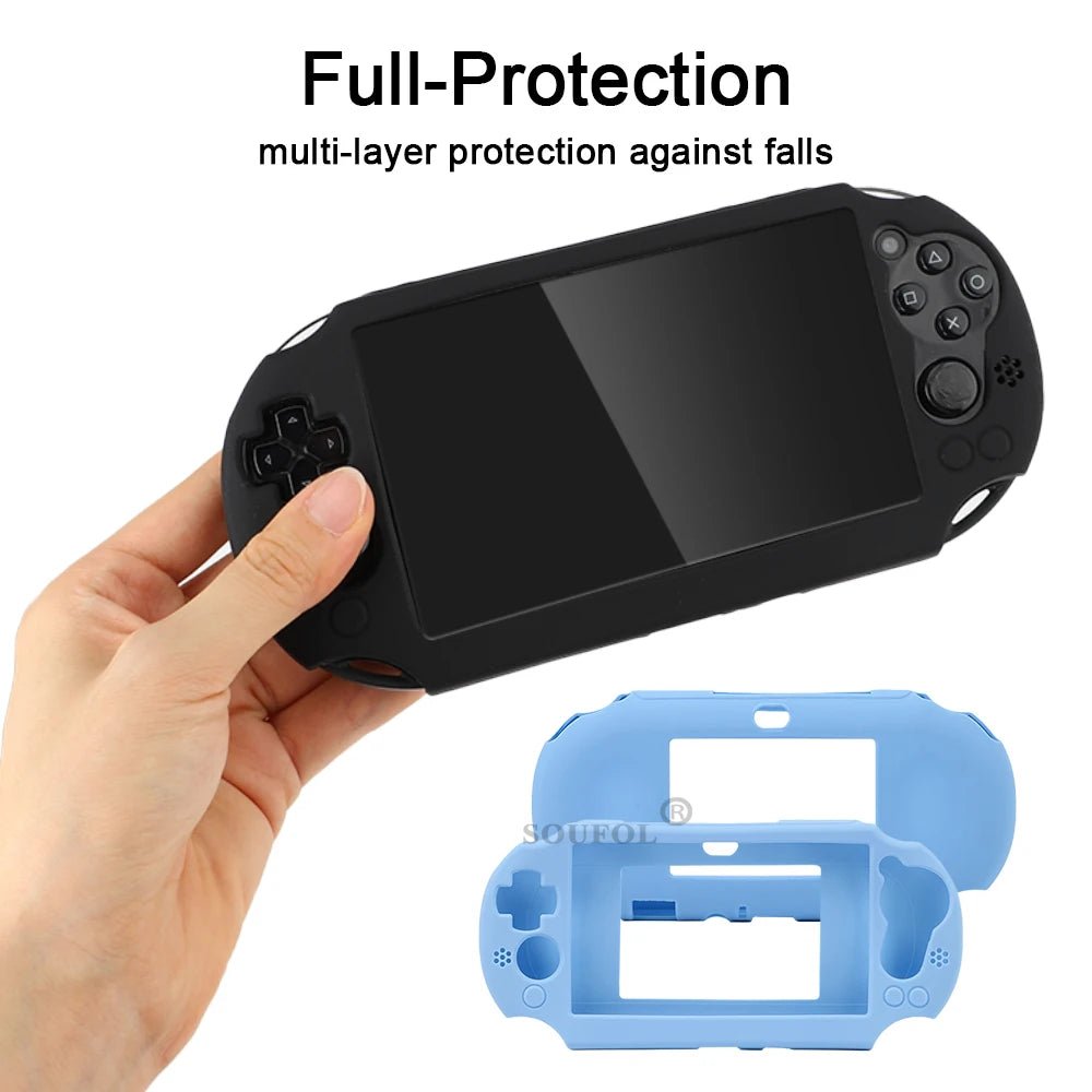 Silicone Rubber Soft Protective Case Cover for PSV 2000 PS Vita 2000 Console Protector Skin Case - luvmoose