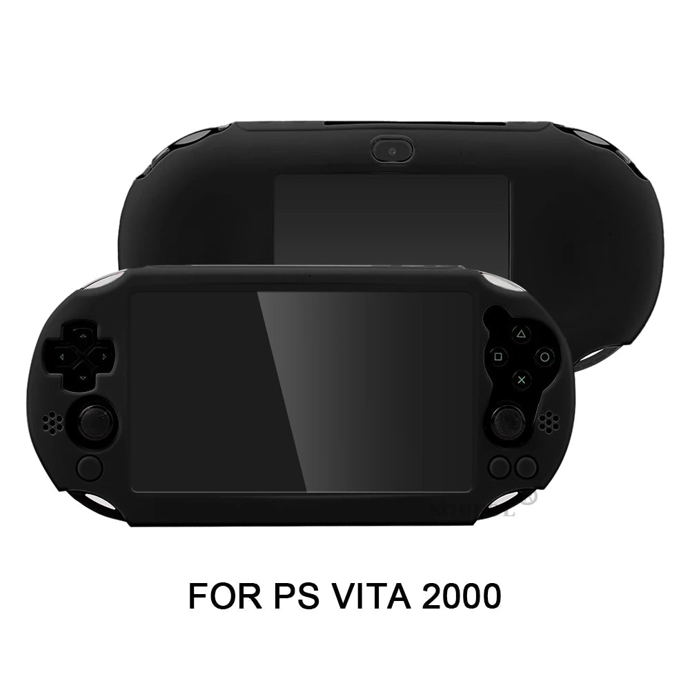 Silicone Rubber Soft Protective Case Cover for PSV 2000 PS Vita 2000 Console Protector Skin Case - luvmoose