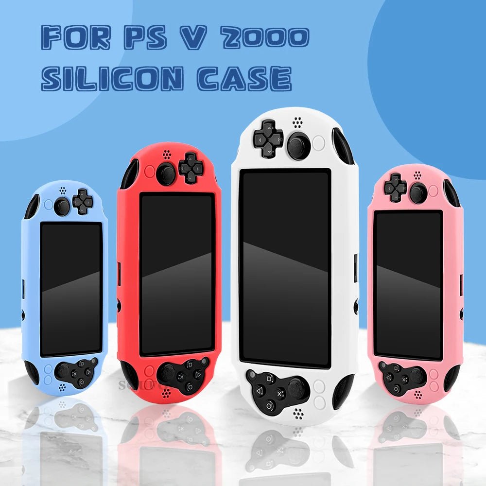 Silicone Rubber Soft Protective Case Cover for PSV 2000 PS Vita 2000 Console Protector Skin Case - luvmoose