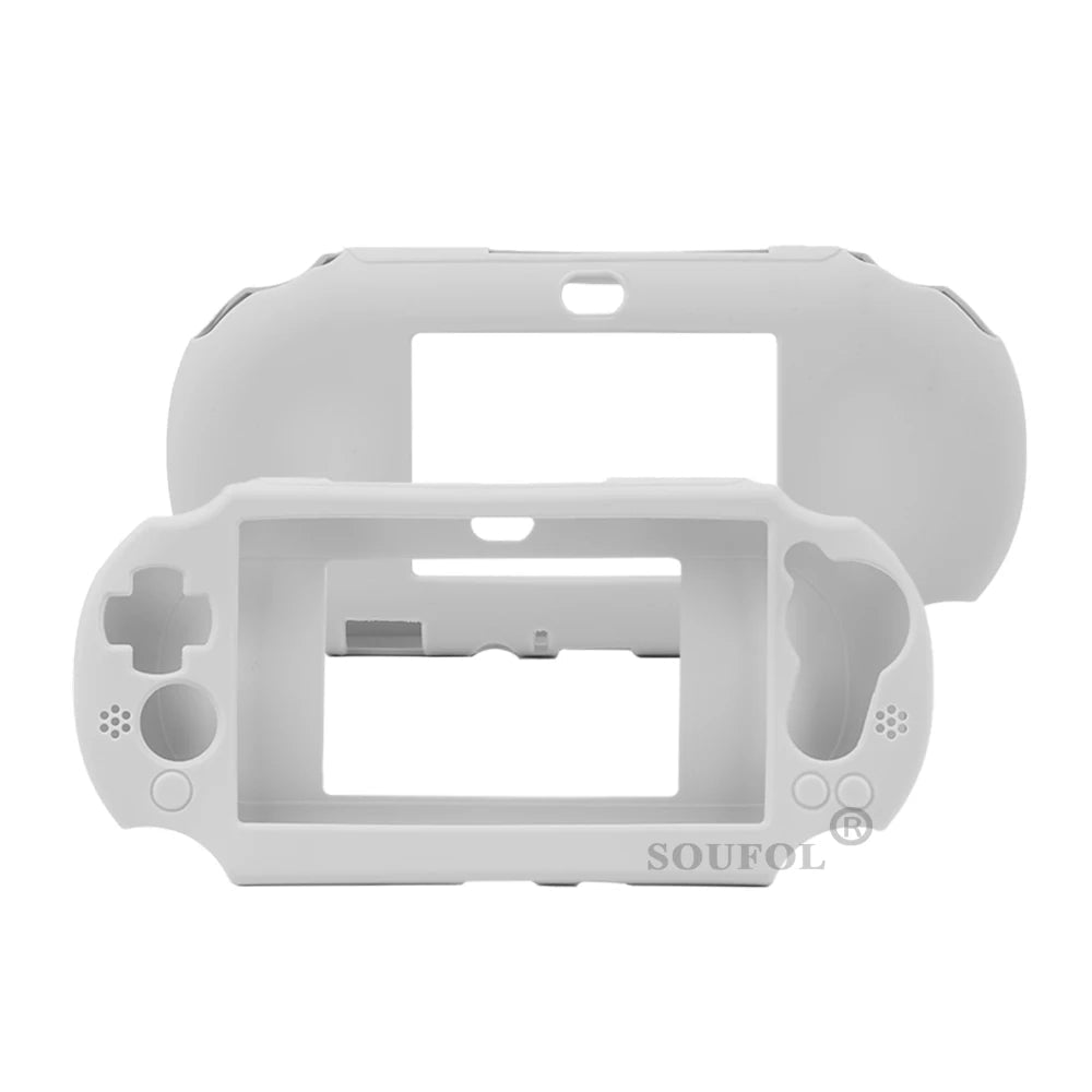 Silicone Rubber Soft Protective Case Cover for PSV 2000 PS Vita 2000 Console Protector Skin Case - luvmoose