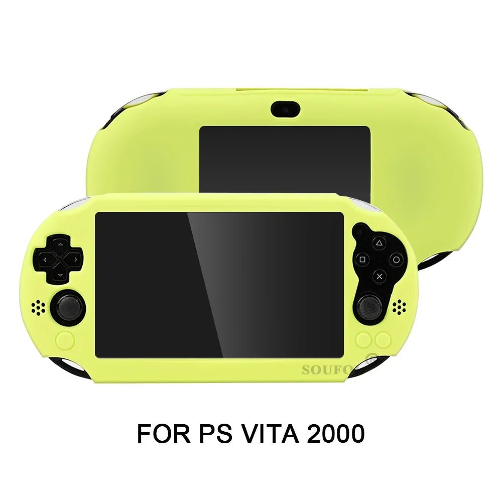 Silicone Rubber Soft Protective Case Cover for PSV 2000 PS Vita 2000 Console Protector Skin Case - luvmoose