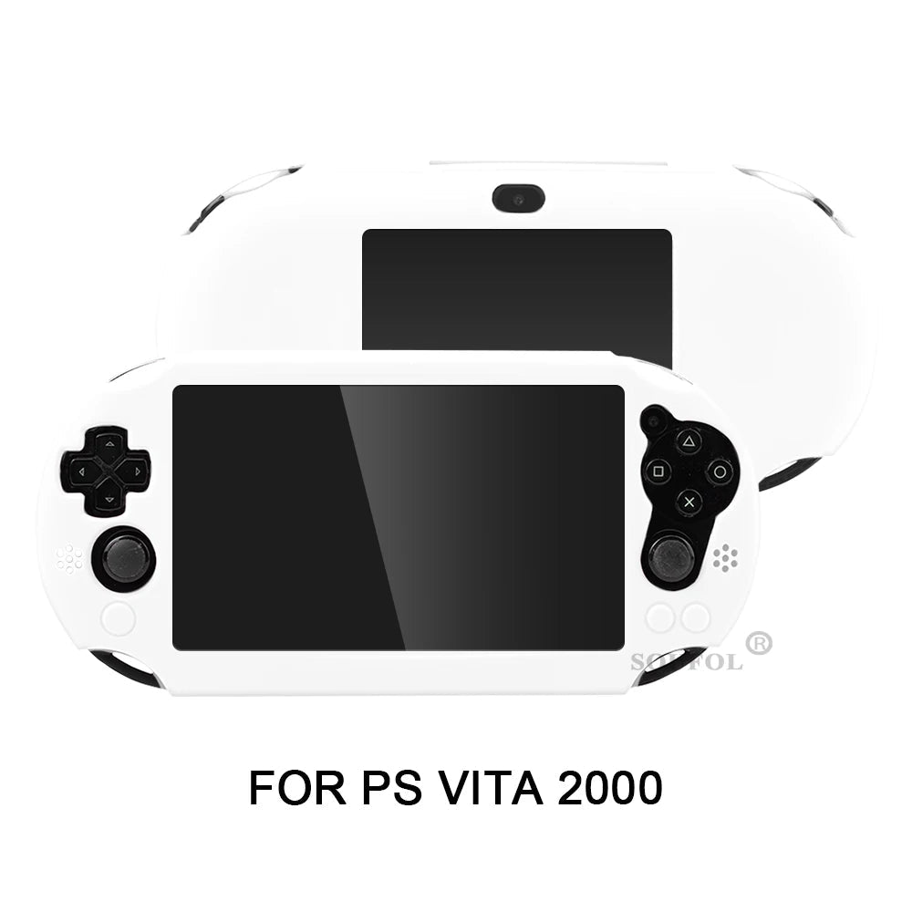 Silicone Rubber Soft Protective Case Cover for PSV 2000 PS Vita 2000 Console Protector Skin Case - luvmoose