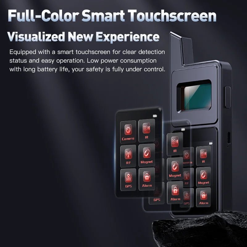 T6 Touch Screen Hidden Camera &amp; Bug Detector - Anti Spy GPS &amp; Wireless Signal Finder - luvmoose