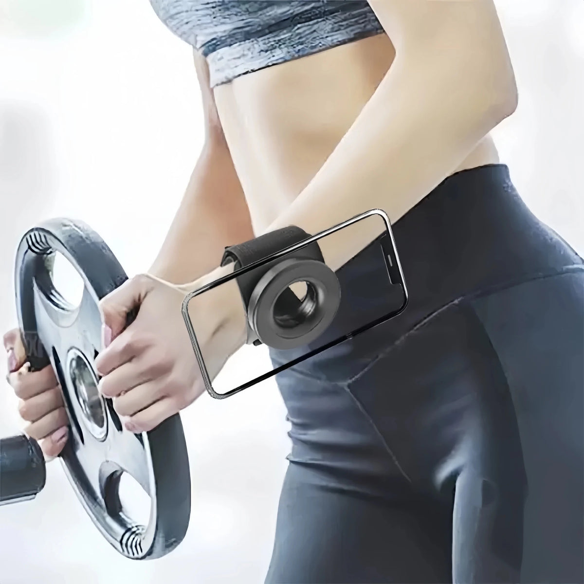 The New Magnetic Wrist Suspension universal Phone Stand Is Specifically Designed for Running and Outdoor Live Streaming Wristban - luvmoose